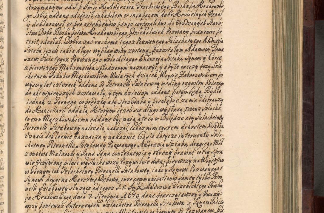 Zdjęcie nr 194 dla obiektu archiwalnego: Acta actorum episscopalium R. D. Joannis Małachowski, episcopi Cracoviensis a die 20 Augusti anni 1681 et 1682 acticatorum. Volumen I
