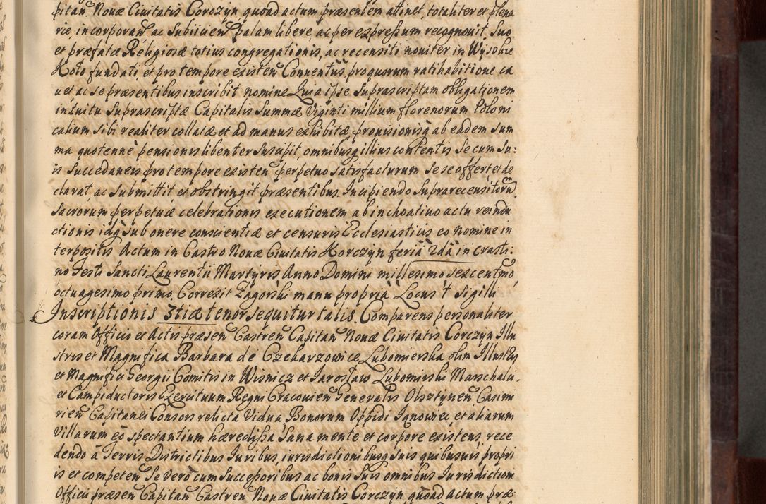 Zdjęcie nr 204 dla obiektu archiwalnego: Acta actorum episscopalium R. D. Joannis Małachowski, episcopi Cracoviensis a die 20 Augusti anni 1681 et 1682 acticatorum. Volumen I