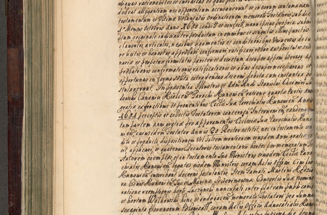 Zdjęcie nr 399 dla obiektu archiwalnego: Acta actorum episscopalium R. D. Joannis Małachowski, episcopi Cracoviensis a die 20 Augusti anni 1681 et 1682 acticatorum. Volumen I