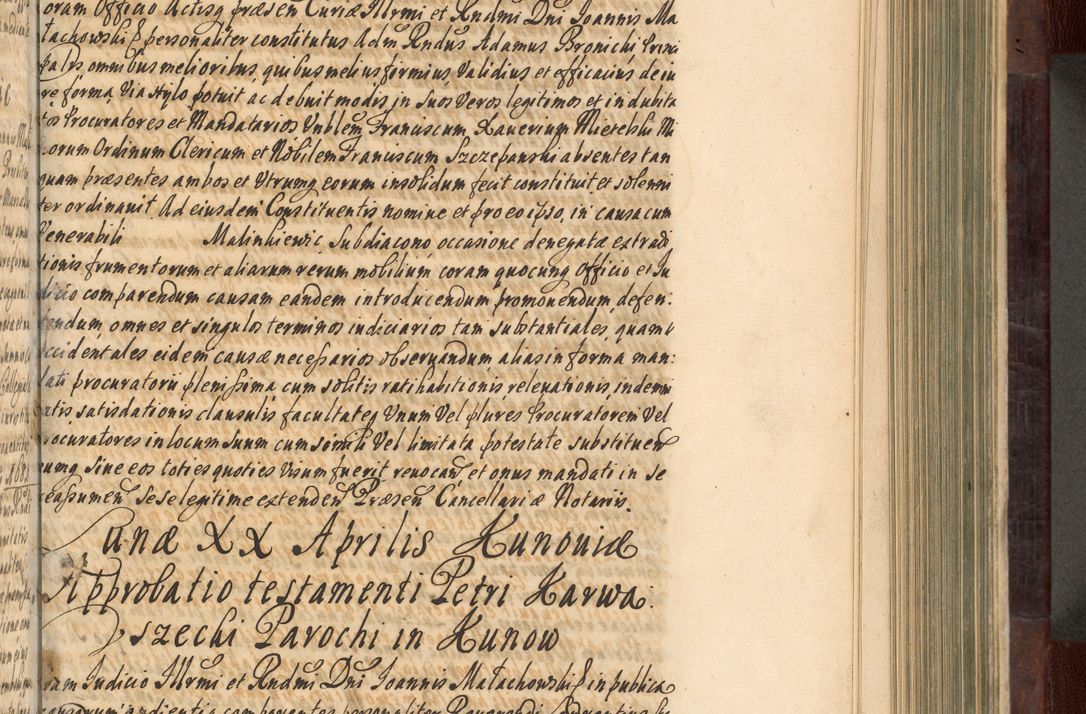Zdjęcie nr 398 dla obiektu archiwalnego: Acta actorum episscopalium R. D. Joannis Małachowski, episcopi Cracoviensis a die 20 Augusti anni 1681 et 1682 acticatorum. Volumen I