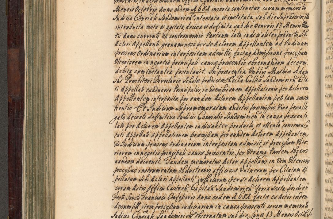 Zdjęcie nr 391 dla obiektu archiwalnego: Acta actorum episscopalium R. D. Joannis Małachowski, episcopi Cracoviensis a die 20 Augusti anni 1681 et 1682 acticatorum. Volumen I