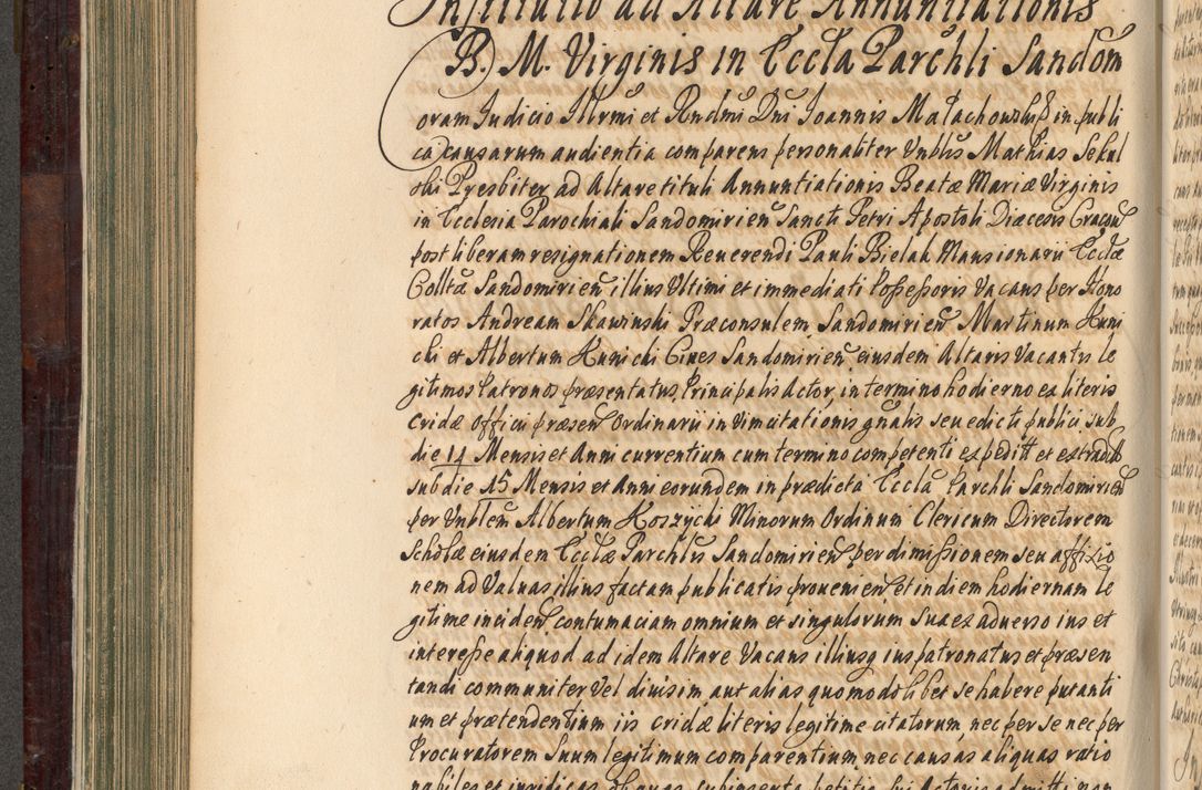 Zdjęcie nr 383 dla obiektu archiwalnego: Acta actorum episscopalium R. D. Joannis Małachowski, episcopi Cracoviensis a die 20 Augusti anni 1681 et 1682 acticatorum. Volumen I