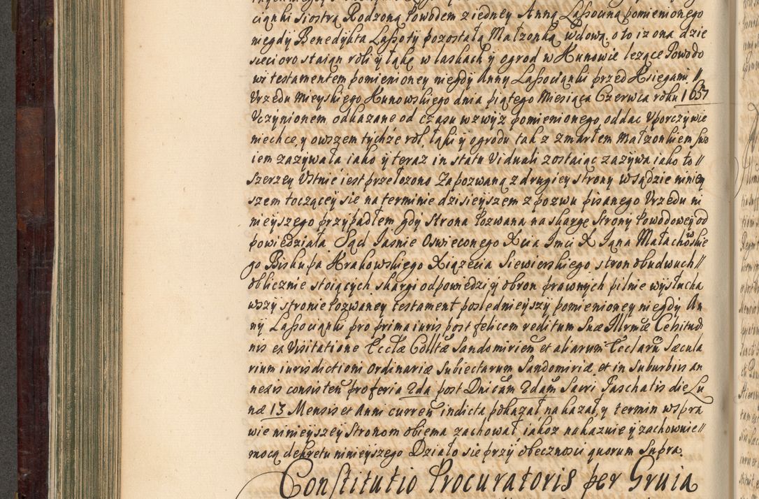 Zdjęcie nr 367 dla obiektu archiwalnego: Acta actorum episscopalium R. D. Joannis Małachowski, episcopi Cracoviensis a die 20 Augusti anni 1681 et 1682 acticatorum. Volumen I