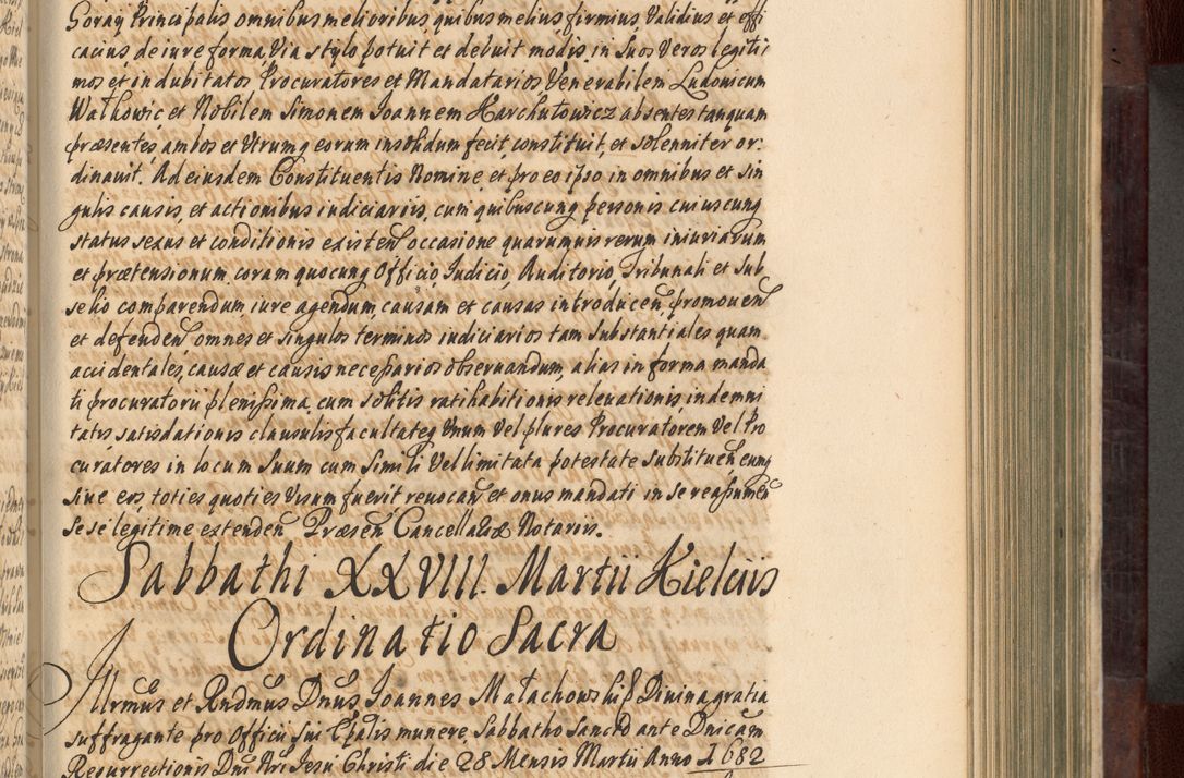Zdjęcie nr 360 dla obiektu archiwalnego: Acta actorum episscopalium R. D. Joannis Małachowski, episcopi Cracoviensis a die 20 Augusti anni 1681 et 1682 acticatorum. Volumen I