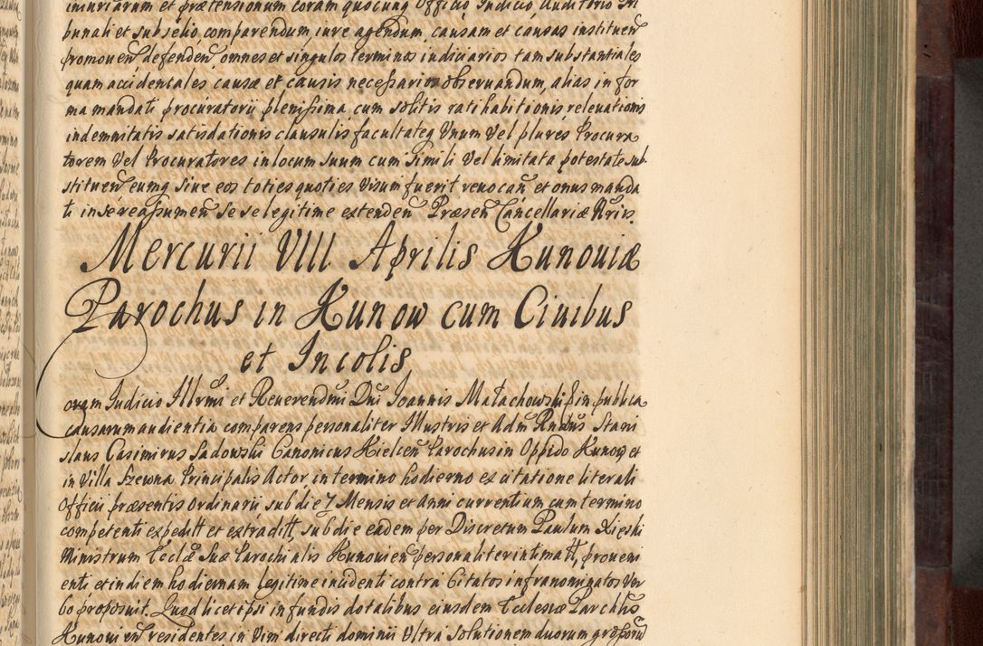 Zdjęcie nr 364 dla obiektu archiwalnego: Acta actorum episscopalium R. D. Joannis Małachowski, episcopi Cracoviensis a die 20 Augusti anni 1681 et 1682 acticatorum. Volumen I