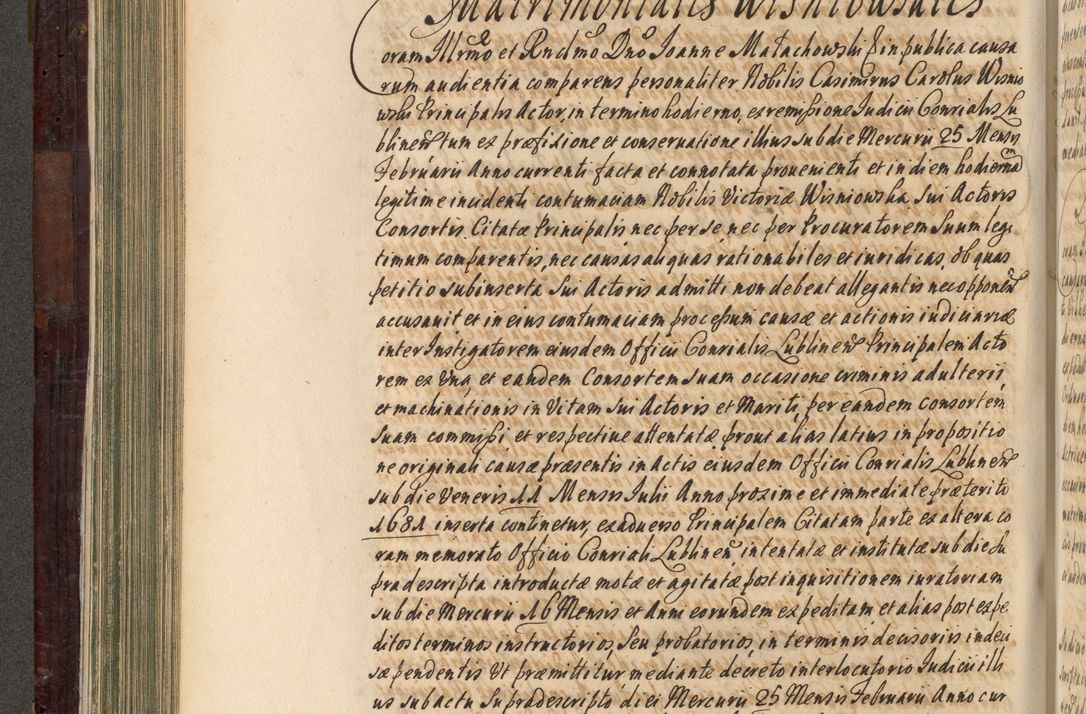 Zdjęcie nr 325 dla obiektu archiwalnego: Acta actorum episscopalium R. D. Joannis Małachowski, episcopi Cracoviensis a die 20 Augusti anni 1681 et 1682 acticatorum. Volumen I