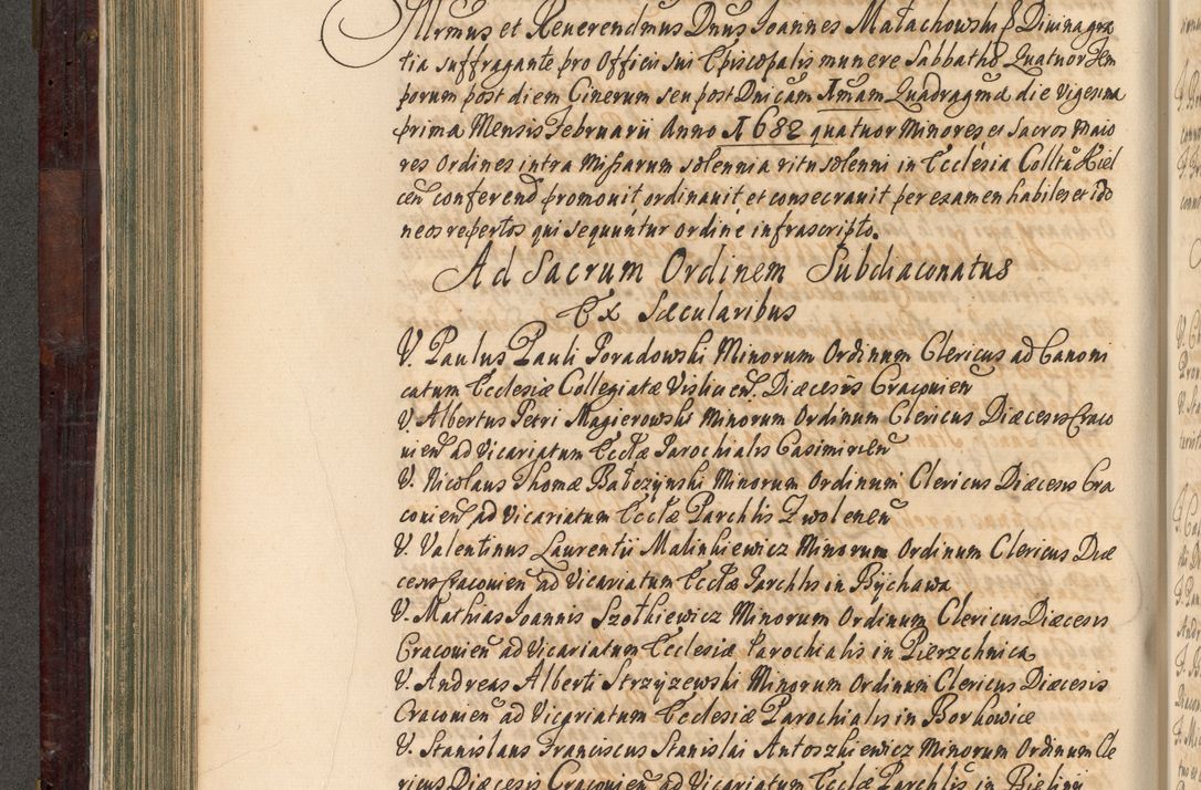 Zdjęcie nr 321 dla obiektu archiwalnego: Acta actorum episscopalium R. D. Joannis Małachowski, episcopi Cracoviensis a die 20 Augusti anni 1681 et 1682 acticatorum. Volumen I
