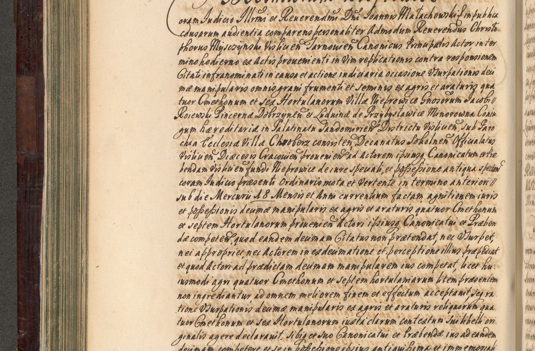 Zdjęcie nr 317 dla obiektu archiwalnego: Acta actorum episscopalium R. D. Joannis Małachowski, episcopi Cracoviensis a die 20 Augusti anni 1681 et 1682 acticatorum. Volumen I