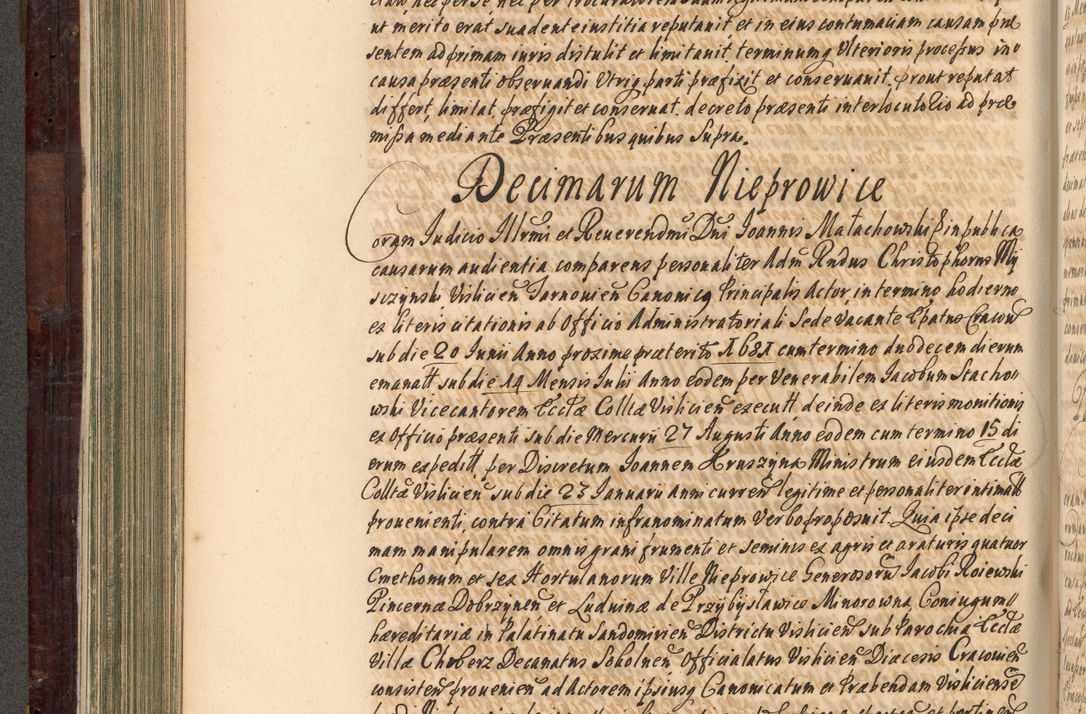 Zdjęcie nr 309 dla obiektu archiwalnego: Acta actorum episscopalium R. D. Joannis Małachowski, episcopi Cracoviensis a die 20 Augusti anni 1681 et 1682 acticatorum. Volumen I