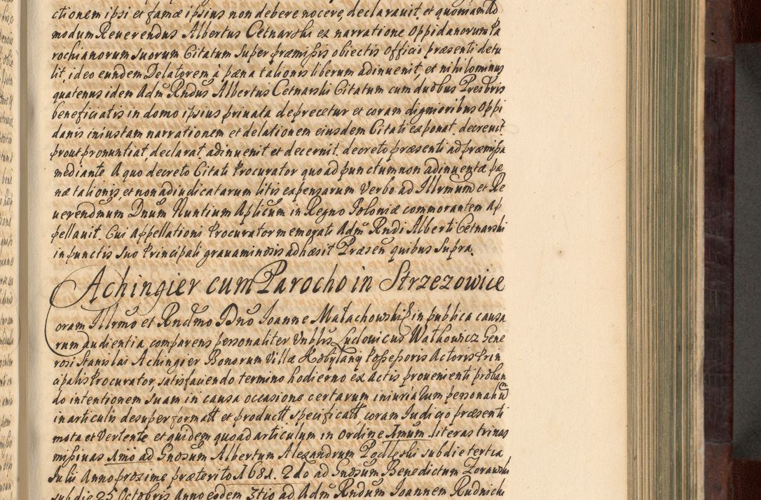 Zdjęcie nr 298 dla obiektu archiwalnego: Acta actorum episscopalium R. D. Joannis Małachowski, episcopi Cracoviensis a die 20 Augusti anni 1681 et 1682 acticatorum. Volumen I