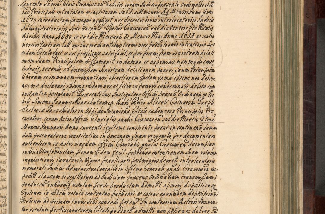 Zdjęcie nr 280 dla obiektu archiwalnego: Acta actorum episscopalium R. D. Joannis Małachowski, episcopi Cracoviensis a die 20 Augusti anni 1681 et 1682 acticatorum. Volumen I