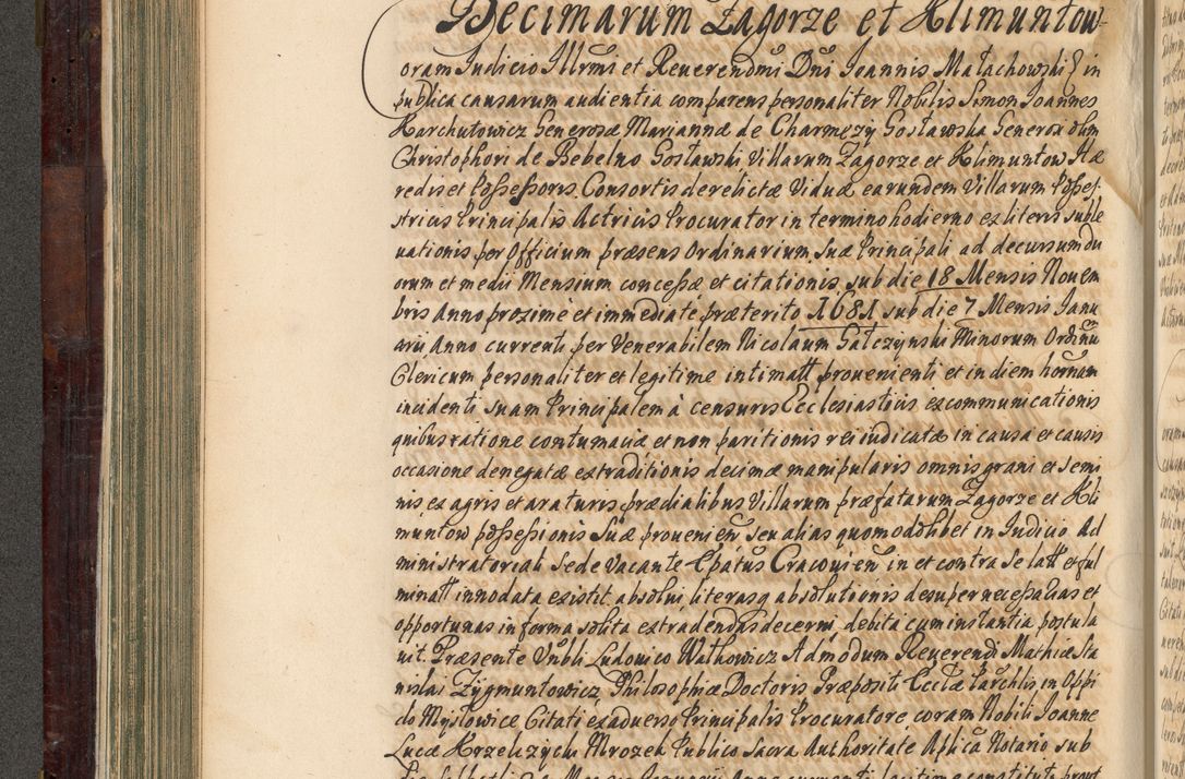 Zdjęcie nr 275 dla obiektu archiwalnego: Acta actorum episscopalium R. D. Joannis Małachowski, episcopi Cracoviensis a die 20 Augusti anni 1681 et 1682 acticatorum. Volumen I