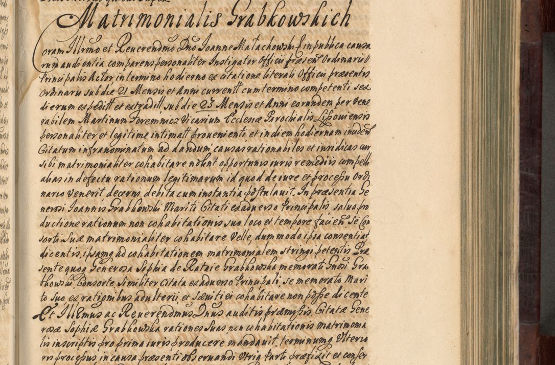 Zdjęcie nr 272 dla obiektu archiwalnego: Acta actorum episscopalium R. D. Joannis Małachowski, episcopi Cracoviensis a die 20 Augusti anni 1681 et 1682 acticatorum. Volumen I