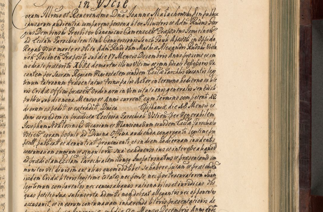 Zdjęcie nr 270 dla obiektu archiwalnego: Acta actorum episscopalium R. D. Joannis Małachowski, episcopi Cracoviensis a die 20 Augusti anni 1681 et 1682 acticatorum. Volumen I
