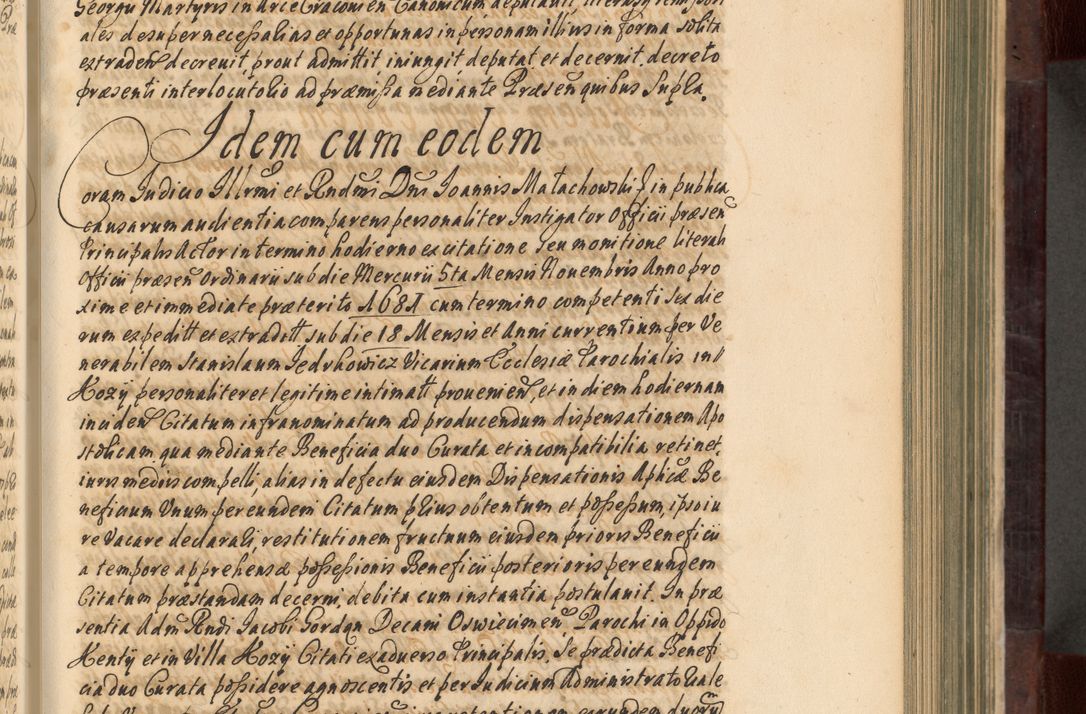 Zdjęcie nr 268 dla obiektu archiwalnego: Acta actorum episscopalium R. D. Joannis Małachowski, episcopi Cracoviensis a die 20 Augusti anni 1681 et 1682 acticatorum. Volumen I