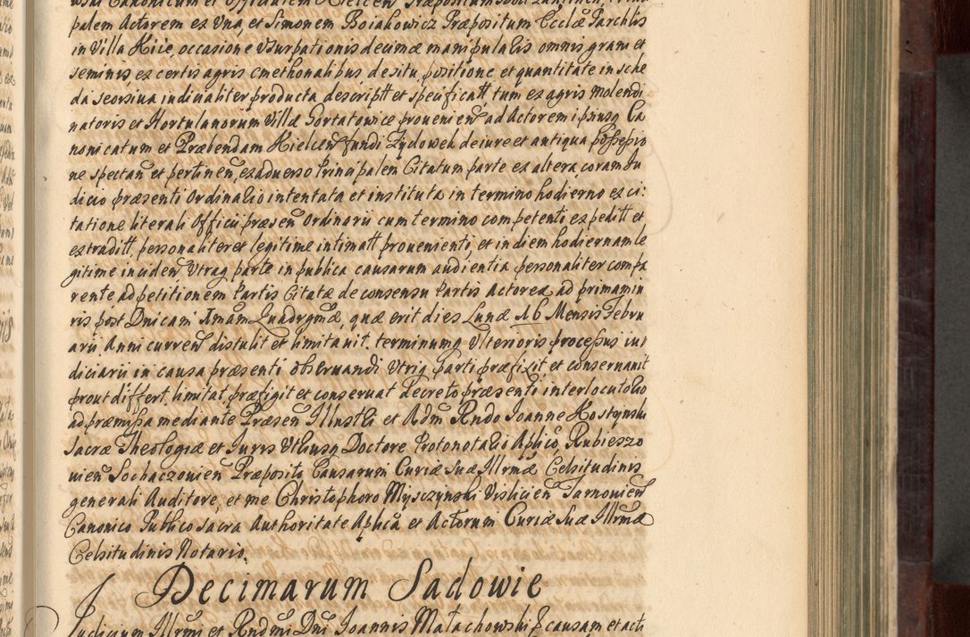 Zdjęcie nr 264 dla obiektu archiwalnego: Acta actorum episscopalium R. D. Joannis Małachowski, episcopi Cracoviensis a die 20 Augusti anni 1681 et 1682 acticatorum. Volumen I
