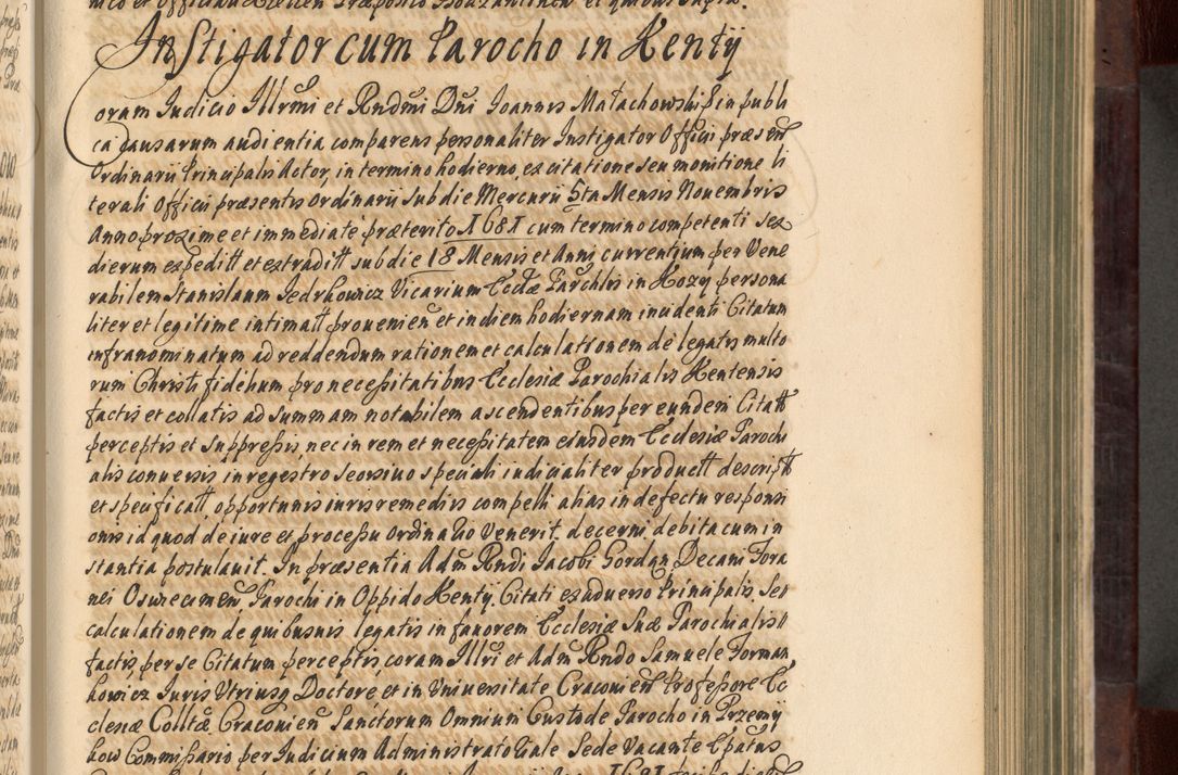 Zdjęcie nr 266 dla obiektu archiwalnego: Acta actorum episscopalium R. D. Joannis Małachowski, episcopi Cracoviensis a die 20 Augusti anni 1681 et 1682 acticatorum. Volumen I