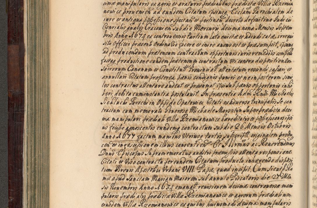 Zdjęcie nr 259 dla obiektu archiwalnego: Acta actorum episscopalium R. D. Joannis Małachowski, episcopi Cracoviensis a die 20 Augusti anni 1681 et 1682 acticatorum. Volumen I