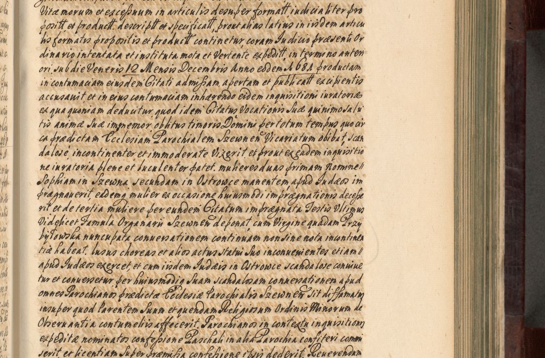 Zdjęcie nr 262 dla obiektu archiwalnego: Acta actorum episscopalium R. D. Joannis Małachowski, episcopi Cracoviensis a die 20 Augusti anni 1681 et 1682 acticatorum. Volumen I