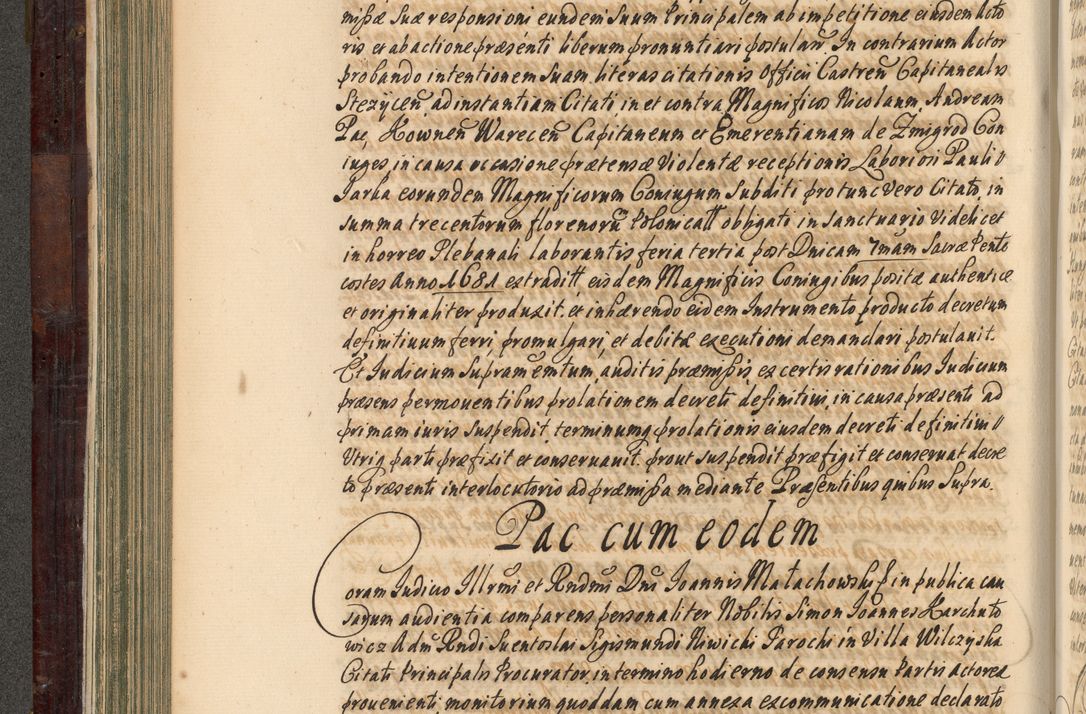 Zdjęcie nr 245 dla obiektu archiwalnego: Acta actorum episscopalium R. D. Joannis Małachowski, episcopi Cracoviensis a die 20 Augusti anni 1681 et 1682 acticatorum. Volumen I
