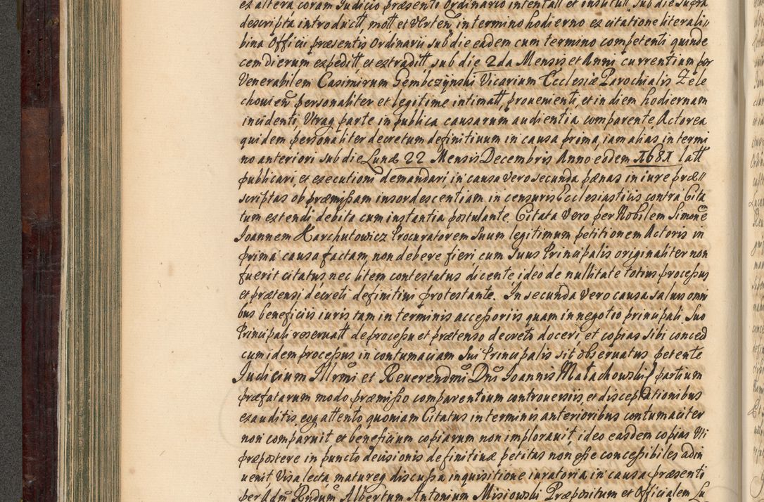 Zdjęcie nr 247 dla obiektu archiwalnego: Acta actorum episscopalium R. D. Joannis Małachowski, episcopi Cracoviensis a die 20 Augusti anni 1681 et 1682 acticatorum. Volumen I