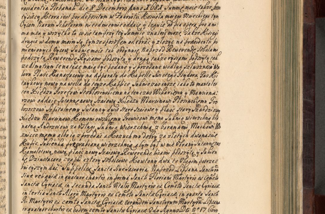 Zdjęcie nr 236 dla obiektu archiwalnego: Acta actorum episscopalium R. D. Joannis Małachowski, episcopi Cracoviensis a die 20 Augusti anni 1681 et 1682 acticatorum. Volumen I