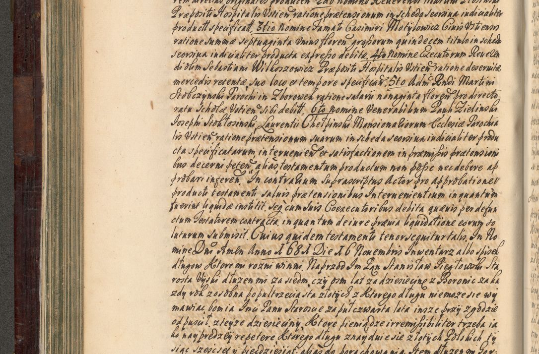 Zdjęcie nr 229 dla obiektu archiwalnego: Acta actorum episscopalium R. D. Joannis Małachowski, episcopi Cracoviensis a die 20 Augusti anni 1681 et 1682 acticatorum. Volumen I