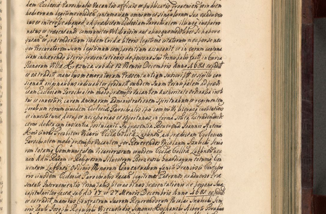 Zdjęcie nr 226 dla obiektu archiwalnego: Acta actorum episscopalium R. D. Joannis Małachowski, episcopi Cracoviensis a die 20 Augusti anni 1681 et 1682 acticatorum. Volumen I