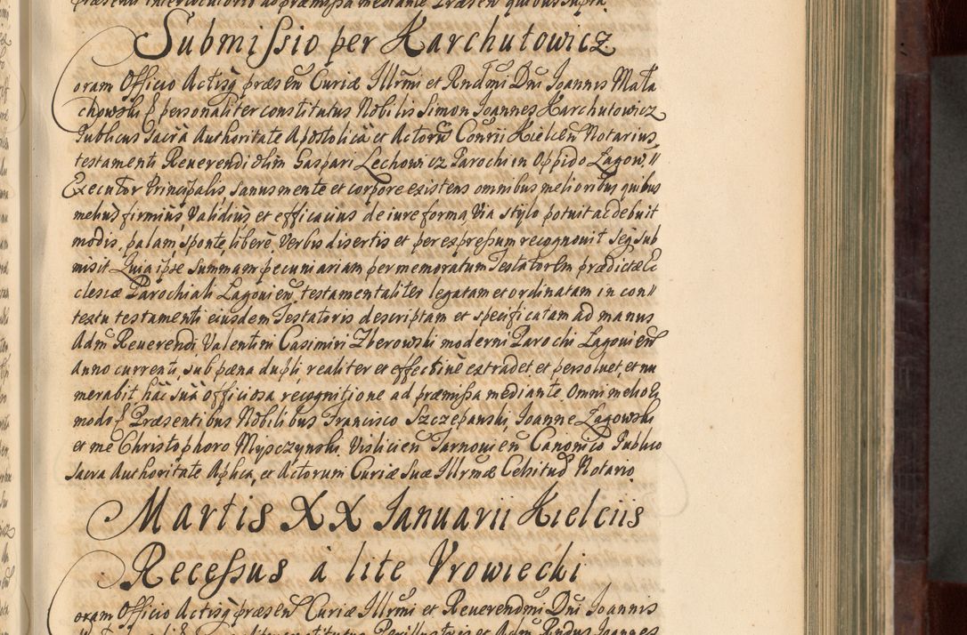 Zdjęcie nr 222 dla obiektu archiwalnego: Acta actorum episscopalium R. D. Joannis Małachowski, episcopi Cracoviensis a die 20 Augusti anni 1681 et 1682 acticatorum. Volumen I