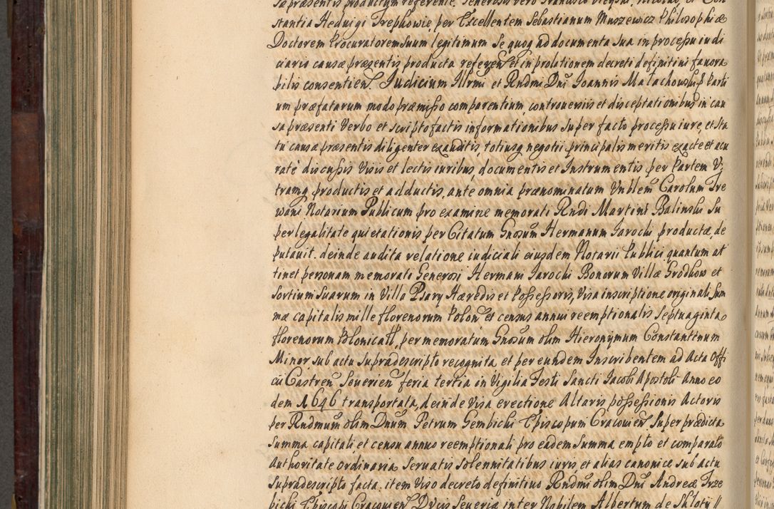 Zdjęcie nr 599 dla obiektu archiwalnego: Acta actorum episscopalium R. D. Joannis Małachowski, episcopi Cracoviensis a die 20 Augusti anni 1681 et 1682 acticatorum. Volumen I