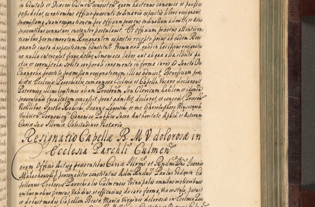 Zdjęcie nr 594 dla obiektu archiwalnego: Acta actorum episscopalium R. D. Joannis Małachowski, episcopi Cracoviensis a die 20 Augusti anni 1681 et 1682 acticatorum. Volumen I
