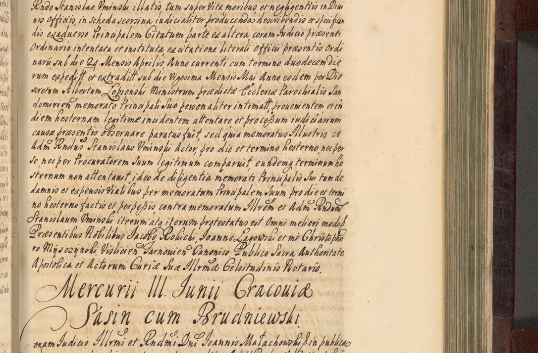 Zdjęcie nr 588 dla obiektu archiwalnego: Acta actorum episscopalium R. D. Joannis Małachowski, episcopi Cracoviensis a die 20 Augusti anni 1681 et 1682 acticatorum. Volumen I