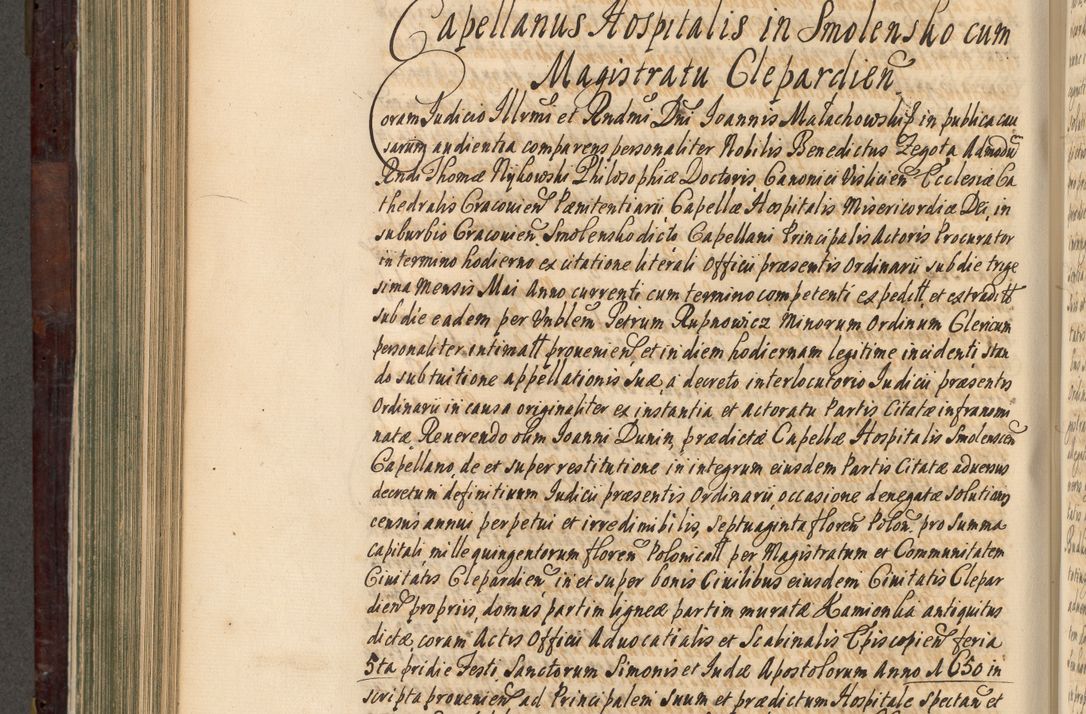 Zdjęcie nr 579 dla obiektu archiwalnego: Acta actorum episscopalium R. D. Joannis Małachowski, episcopi Cracoviensis a die 20 Augusti anni 1681 et 1682 acticatorum. Volumen I