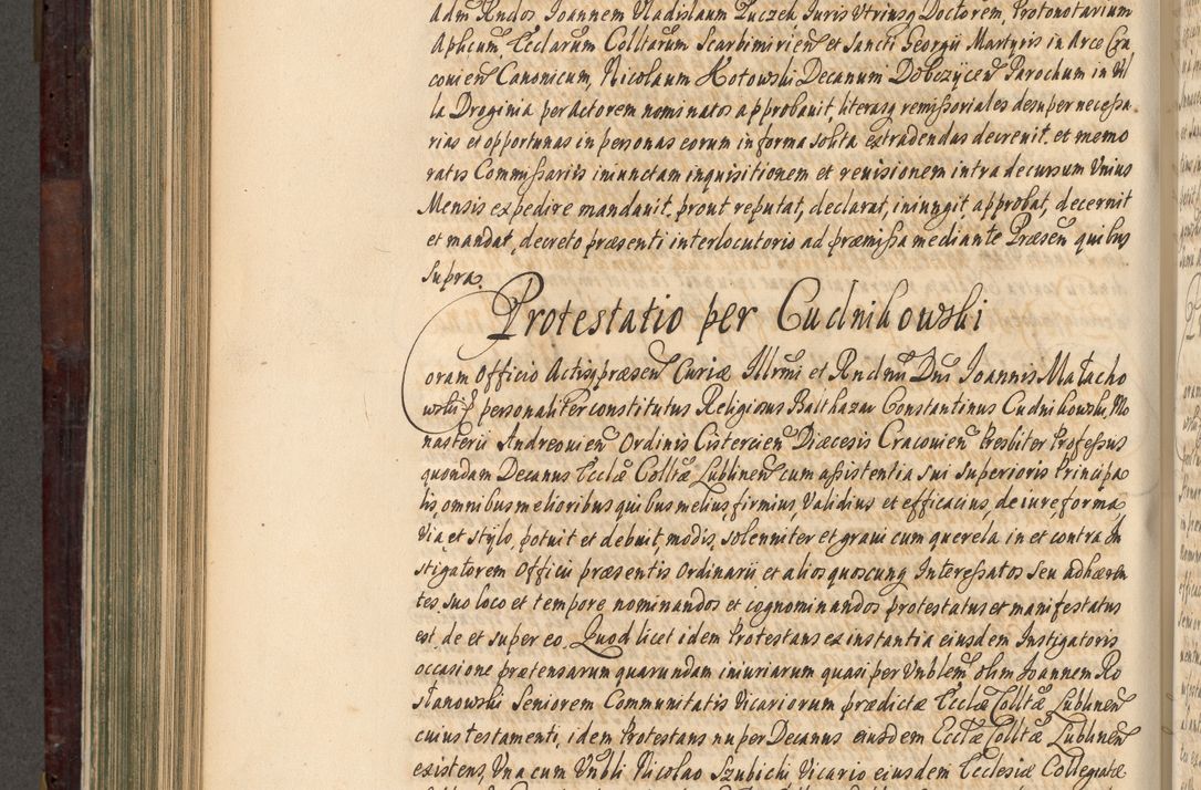 Zdjęcie nr 573 dla obiektu archiwalnego: Acta actorum episscopalium R. D. Joannis Małachowski, episcopi Cracoviensis a die 20 Augusti anni 1681 et 1682 acticatorum. Volumen I