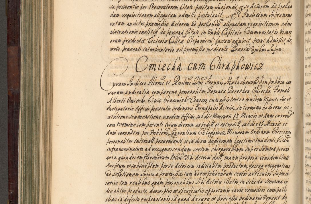 Zdjęcie nr 571 dla obiektu archiwalnego: Acta actorum episscopalium R. D. Joannis Małachowski, episcopi Cracoviensis a die 20 Augusti anni 1681 et 1682 acticatorum. Volumen I