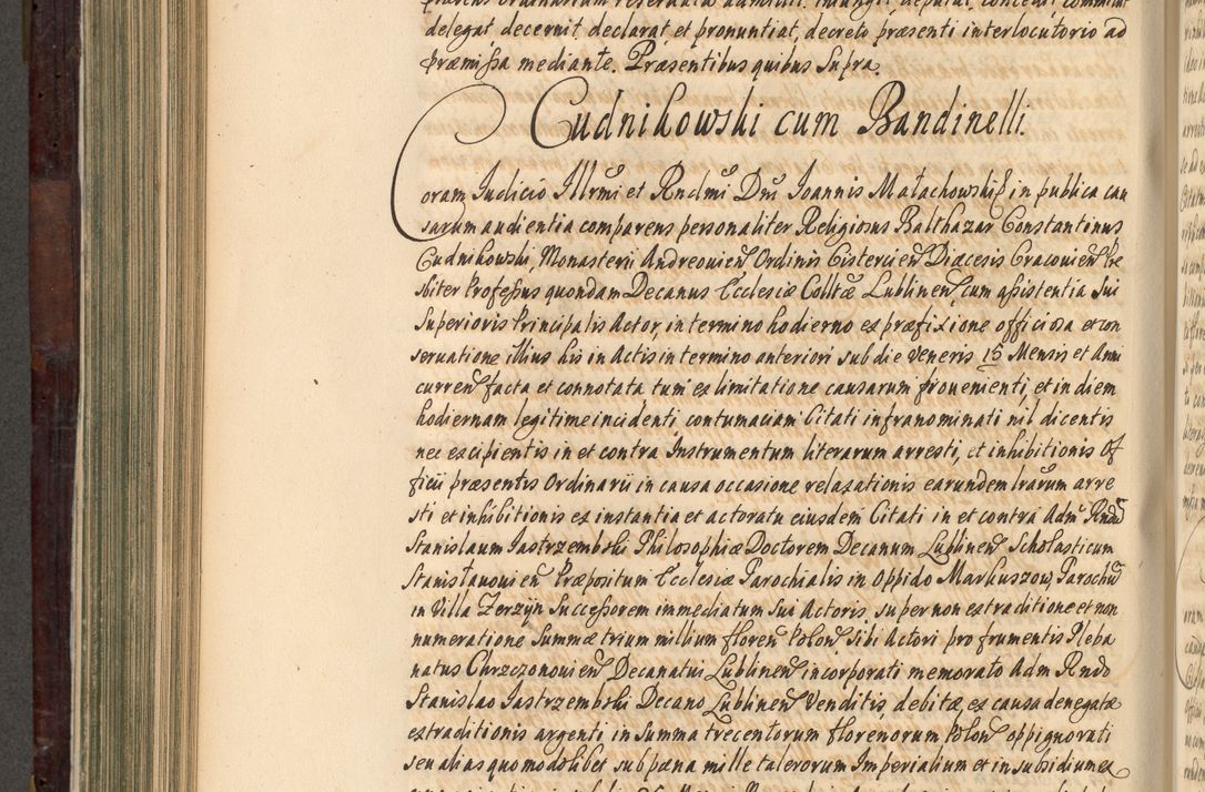 Zdjęcie nr 569 dla obiektu archiwalnego: Acta actorum episscopalium R. D. Joannis Małachowski, episcopi Cracoviensis a die 20 Augusti anni 1681 et 1682 acticatorum. Volumen I