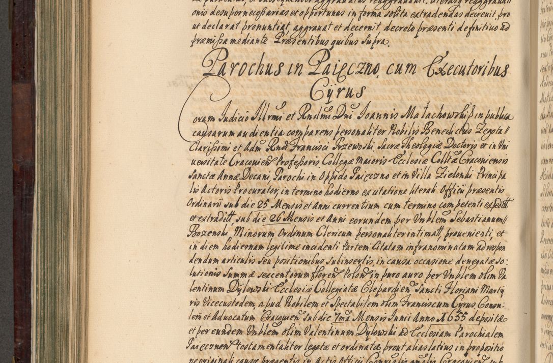 Zdjęcie nr 561 dla obiektu archiwalnego: Acta actorum episscopalium R. D. Joannis Małachowski, episcopi Cracoviensis a die 20 Augusti anni 1681 et 1682 acticatorum. Volumen I