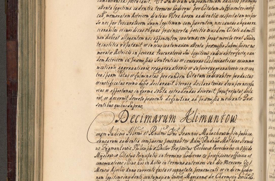 Zdjęcie nr 555 dla obiektu archiwalnego: Acta actorum episscopalium R. D. Joannis Małachowski, episcopi Cracoviensis a die 20 Augusti anni 1681 et 1682 acticatorum. Volumen I