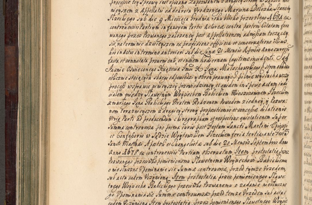Zdjęcie nr 543 dla obiektu archiwalnego: Acta actorum episscopalium R. D. Joannis Małachowski, episcopi Cracoviensis a die 20 Augusti anni 1681 et 1682 acticatorum. Volumen I
