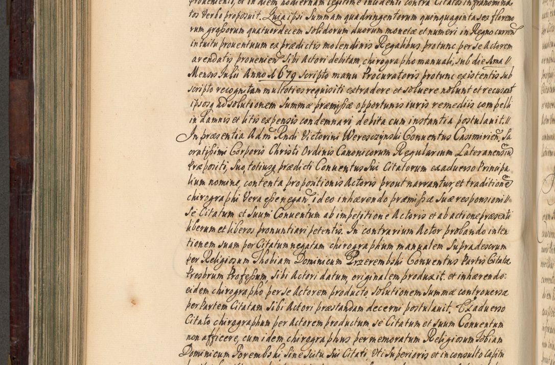 Zdjęcie nr 537 dla obiektu archiwalnego: Acta actorum episscopalium R. D. Joannis Małachowski, episcopi Cracoviensis a die 20 Augusti anni 1681 et 1682 acticatorum. Volumen I