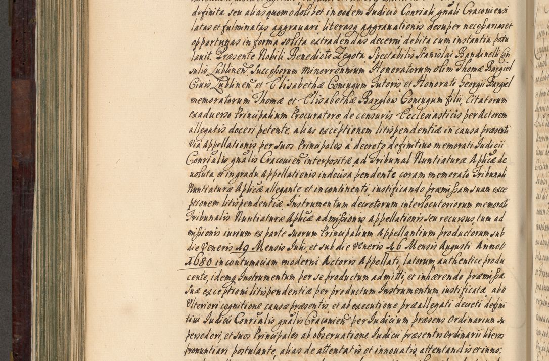 Zdjęcie nr 531 dla obiektu archiwalnego: Acta actorum episscopalium R. D. Joannis Małachowski, episcopi Cracoviensis a die 20 Augusti anni 1681 et 1682 acticatorum. Volumen I
