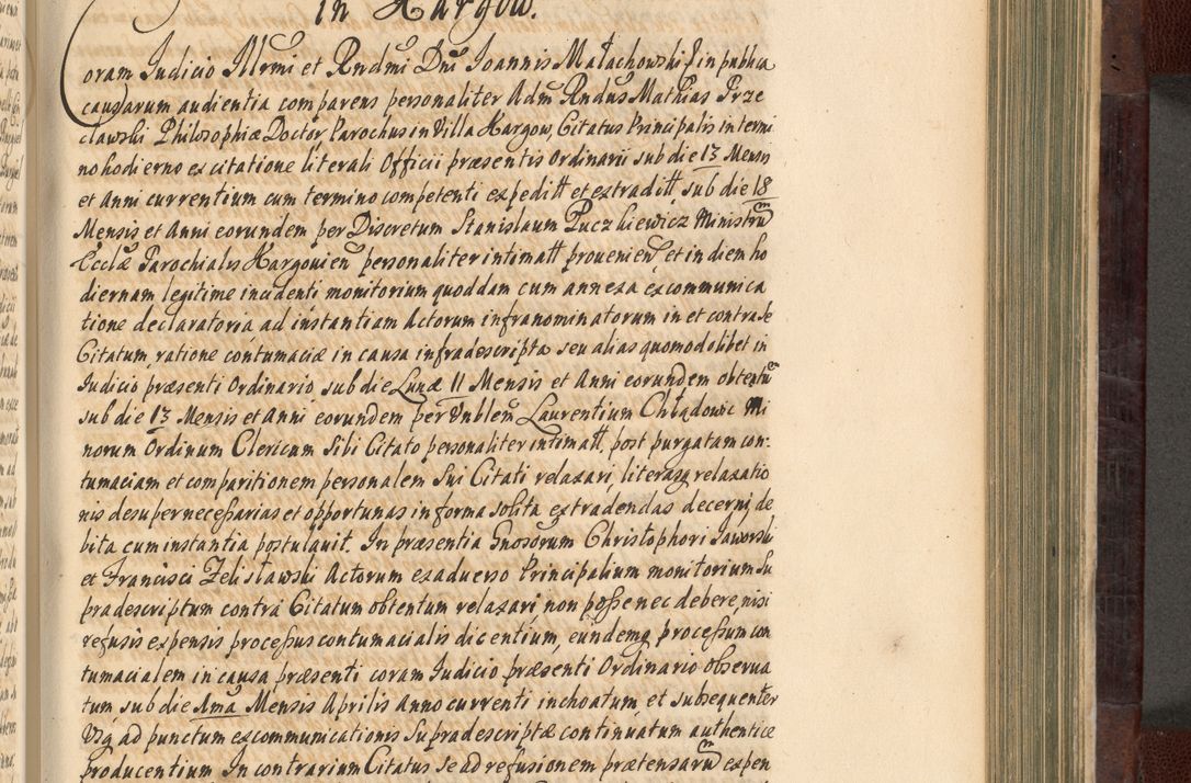 Zdjęcie nr 532 dla obiektu archiwalnego: Acta actorum episscopalium R. D. Joannis Małachowski, episcopi Cracoviensis a die 20 Augusti anni 1681 et 1682 acticatorum. Volumen I