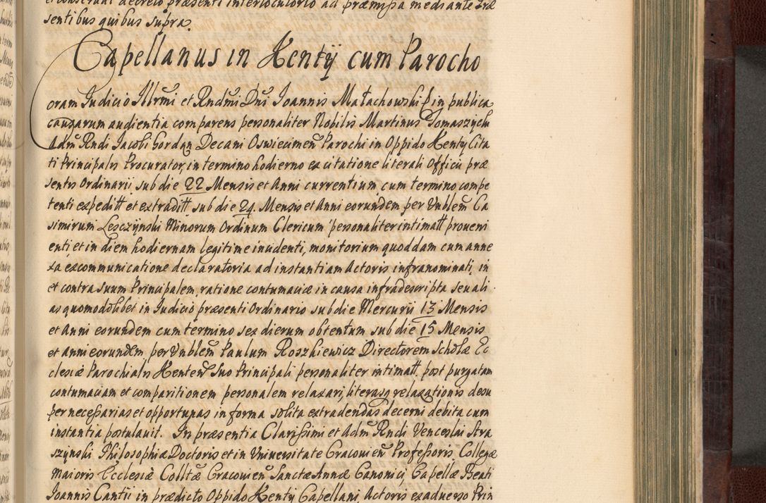 Zdjęcie nr 524 dla obiektu archiwalnego: Acta actorum episscopalium R. D. Joannis Małachowski, episcopi Cracoviensis a die 20 Augusti anni 1681 et 1682 acticatorum. Volumen I