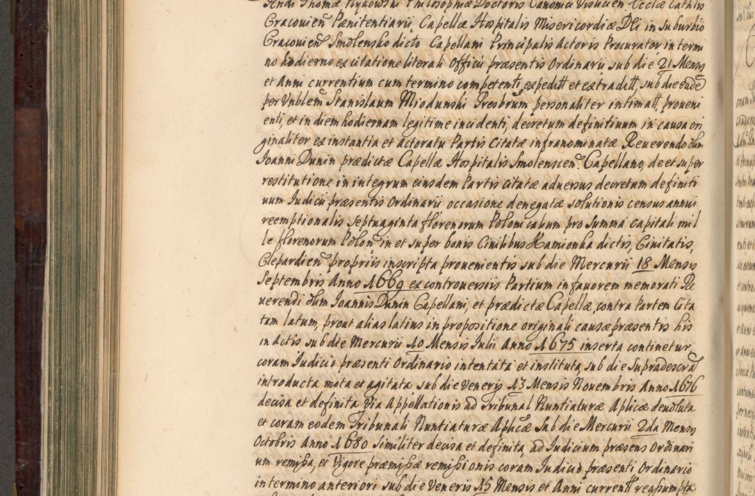 Zdjęcie nr 523 dla obiektu archiwalnego: Acta actorum episscopalium R. D. Joannis Małachowski, episcopi Cracoviensis a die 20 Augusti anni 1681 et 1682 acticatorum. Volumen I