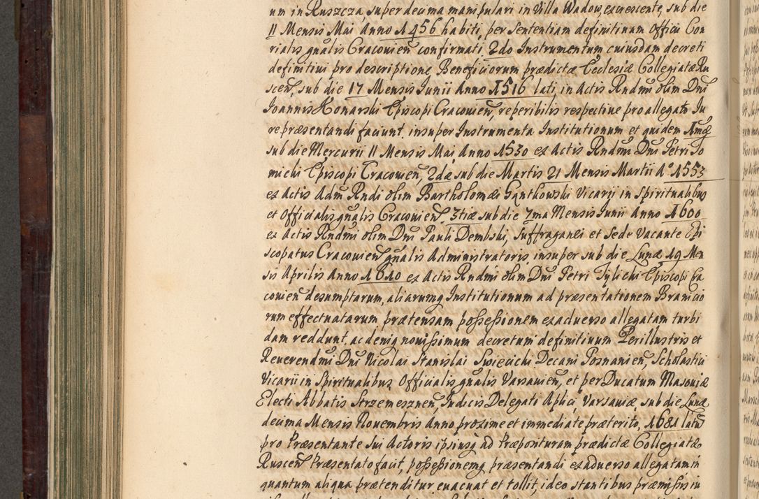Zdjęcie nr 519 dla obiektu archiwalnego: Acta actorum episscopalium R. D. Joannis Małachowski, episcopi Cracoviensis a die 20 Augusti anni 1681 et 1682 acticatorum. Volumen I
