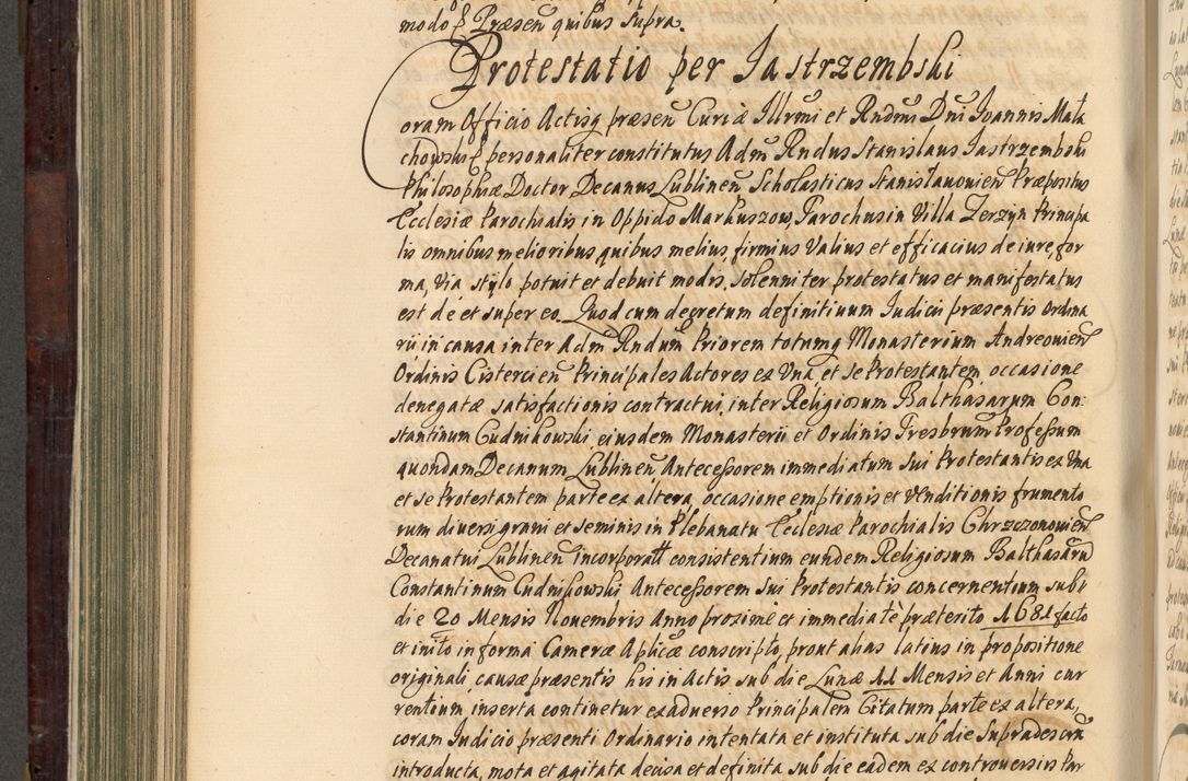 Zdjęcie nr 513 dla obiektu archiwalnego: Acta actorum episscopalium R. D. Joannis Małachowski, episcopi Cracoviensis a die 20 Augusti anni 1681 et 1682 acticatorum. Volumen I