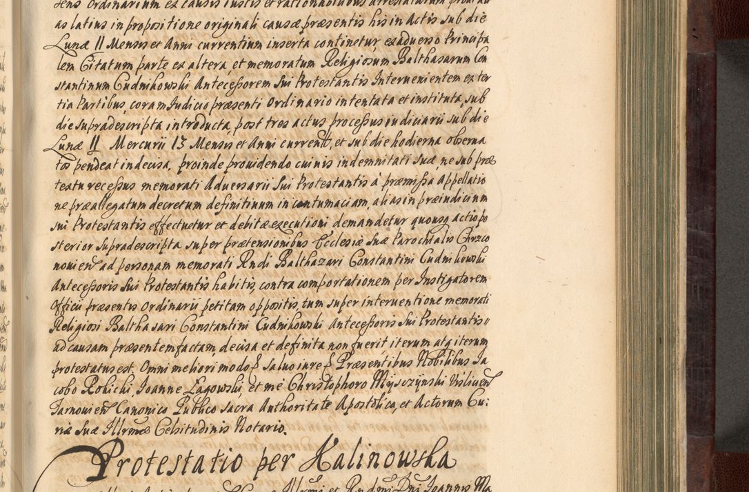 Zdjęcie nr 514 dla obiektu archiwalnego: Acta actorum episscopalium R. D. Joannis Małachowski, episcopi Cracoviensis a die 20 Augusti anni 1681 et 1682 acticatorum. Volumen I