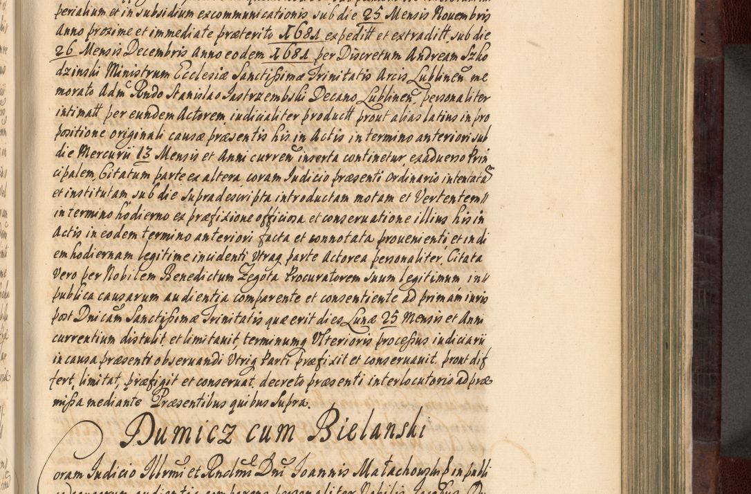 Zdjęcie nr 502 dla obiektu archiwalnego: Acta actorum episscopalium R. D. Joannis Małachowski, episcopi Cracoviensis a die 20 Augusti anni 1681 et 1682 acticatorum. Volumen I