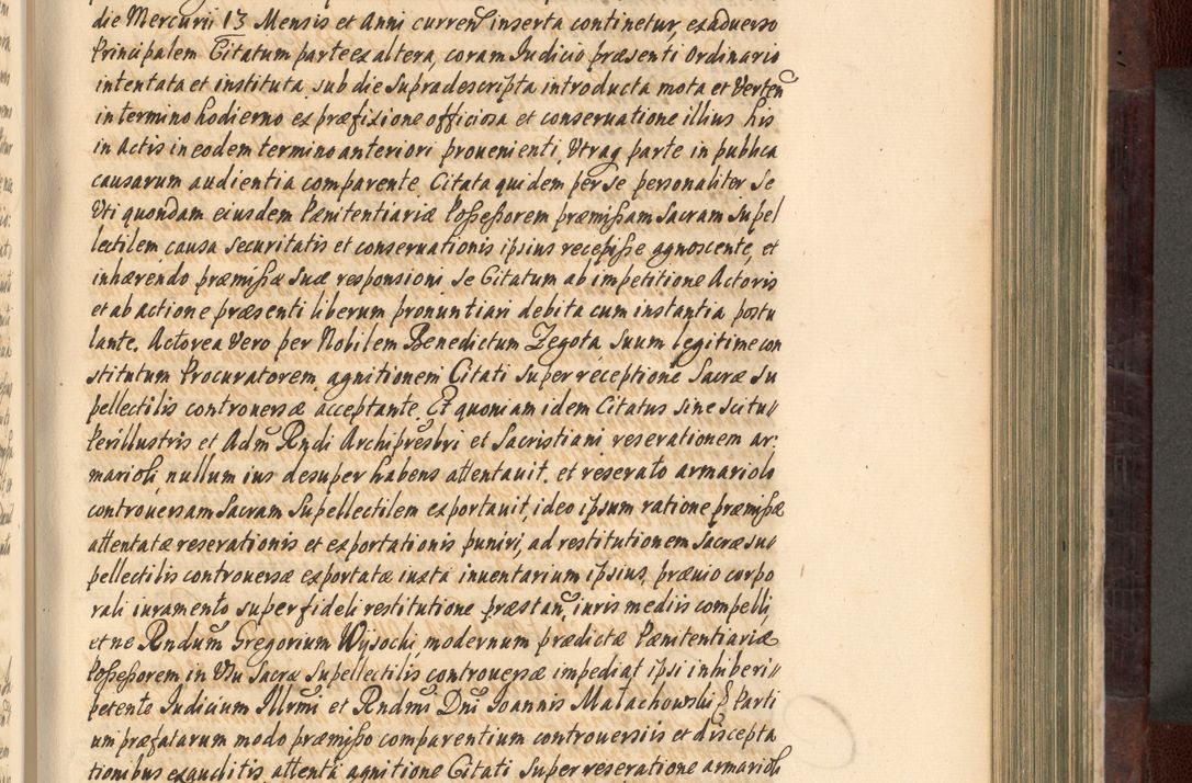 Zdjęcie nr 500 dla obiektu archiwalnego: Acta actorum episscopalium R. D. Joannis Małachowski, episcopi Cracoviensis a die 20 Augusti anni 1681 et 1682 acticatorum. Volumen I