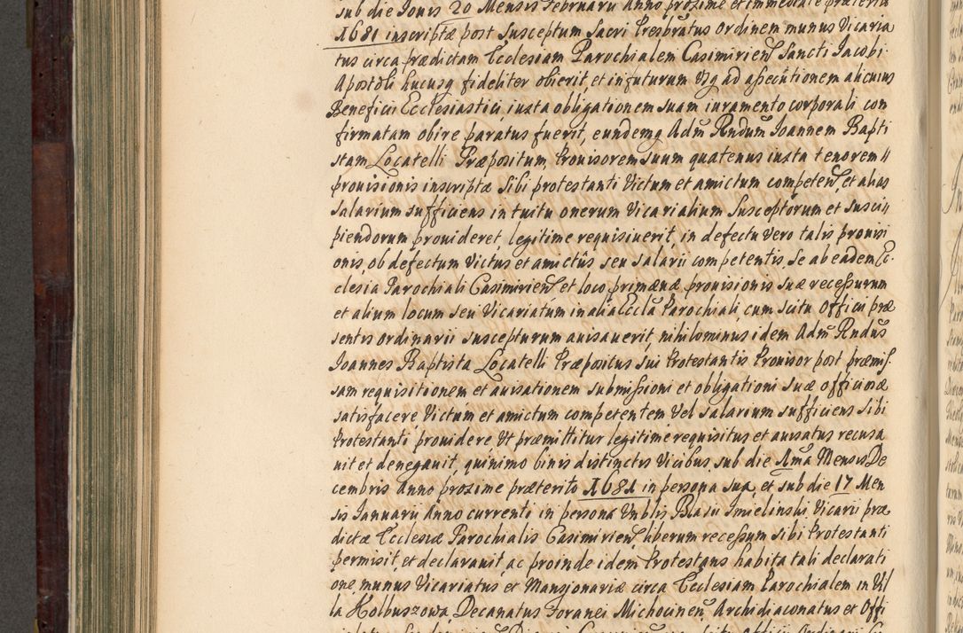Zdjęcie nr 493 dla obiektu archiwalnego: Acta actorum episscopalium R. D. Joannis Małachowski, episcopi Cracoviensis a die 20 Augusti anni 1681 et 1682 acticatorum. Volumen I